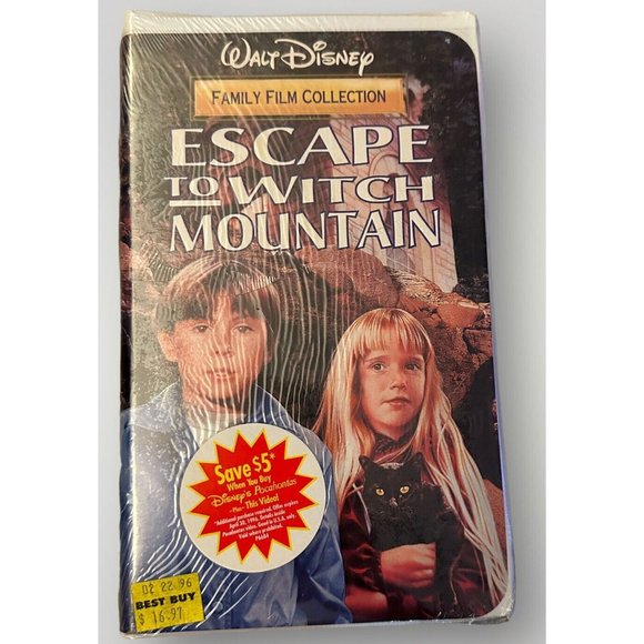 Walt Disney Escape To Witch Mountain VHS Video Tape Clamshell Kids Movie New - Picture 1 of 5